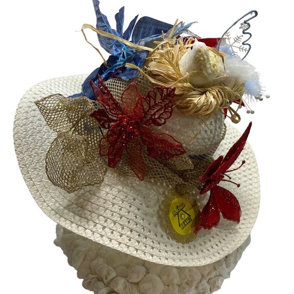 Handmade Union Jack Over the Top Derby Church Hat - Picture 8 of 10